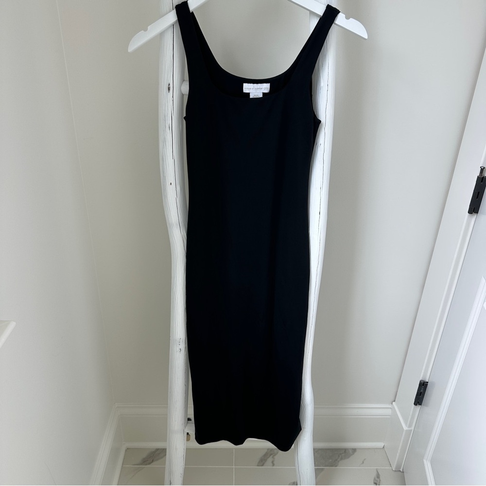 House of Harlow 1960 Black Sleeveless Sheath Bodycon Dress Size XS